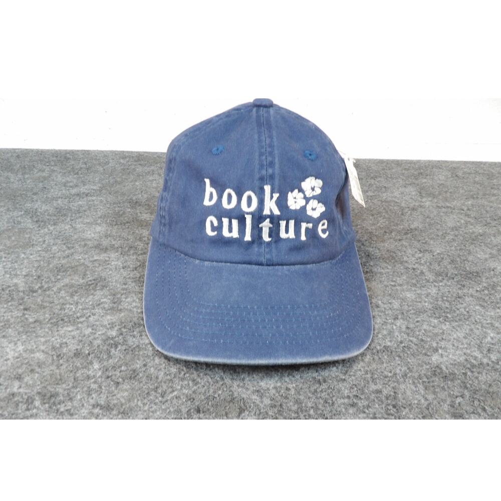 Book Culture Hat Women's Blue Cotton Baseball Cap